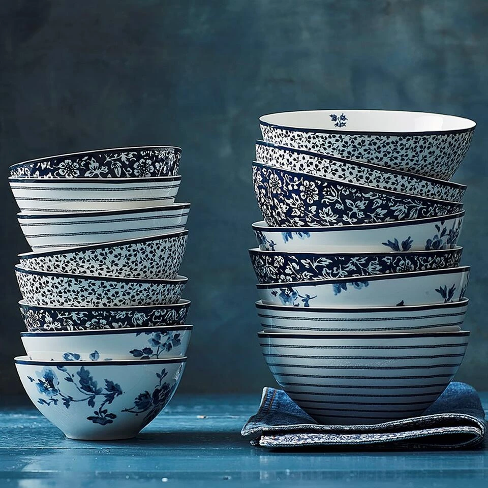 Laura Ashley Giftset 4 Kommen 16 Cm Floris