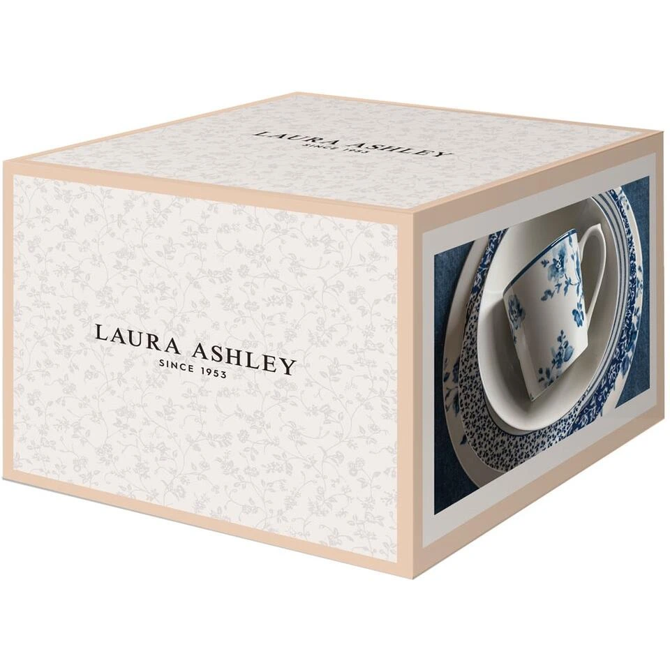Laura Ashley Giftset 4 Kommen 16 Cm Candy Stripe