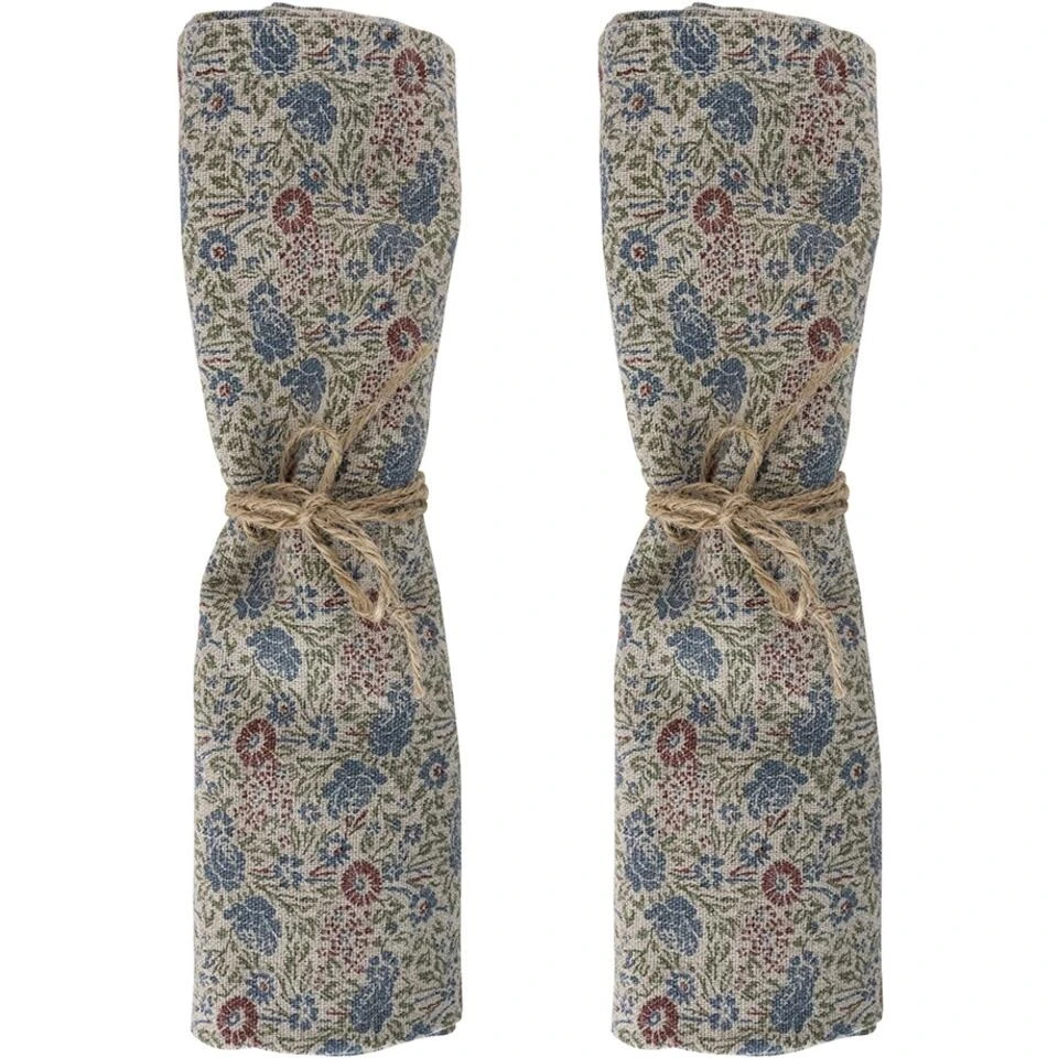 Laura Ashley Set 2 Servetten Daniela Oxblood