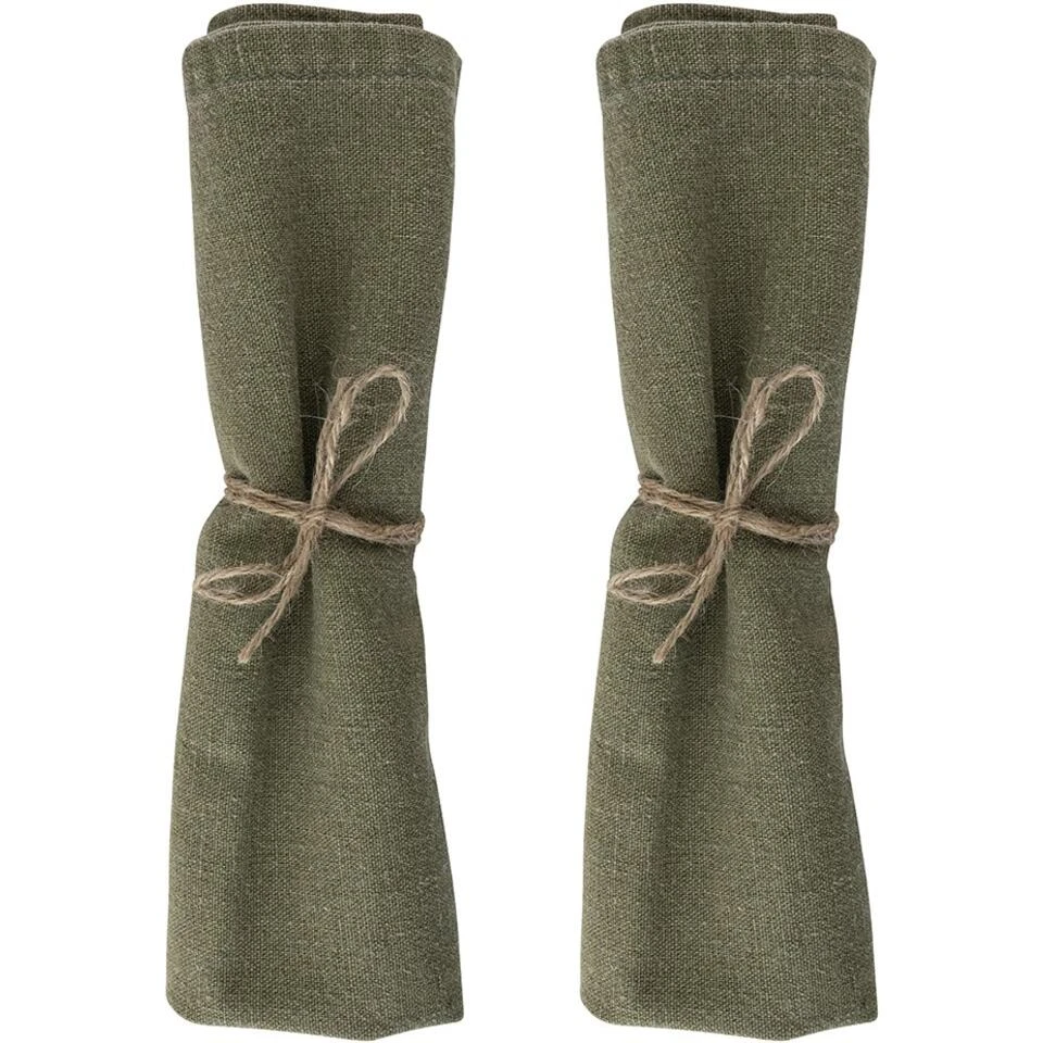 Laura Ashley Set 2 Servetten Wild Clematis Sage Uni